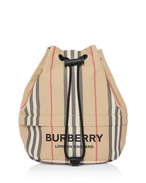 Burberry Phoebe Mini Drawstring Pouch.